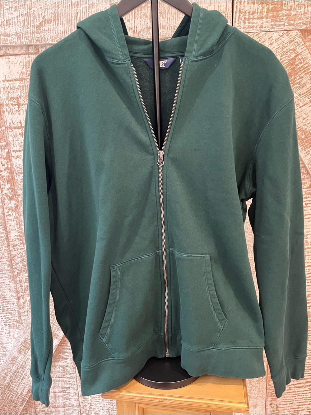 Land’s End Women’s Green Zip-Up Hoodie size XL New w/out Tags